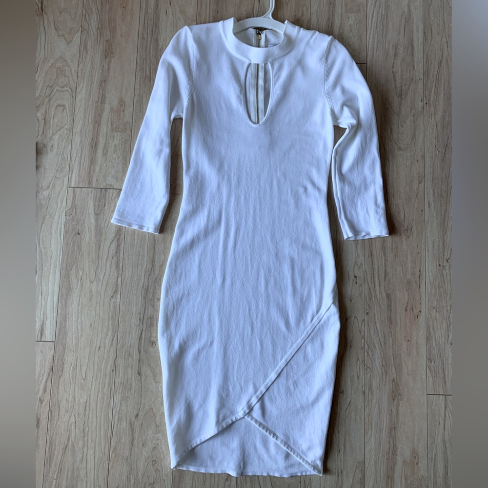 Bebe white dress
